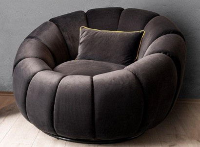 Zwarte fauteuil comfortabel medium zacht Luxueus voor woonkamer Relax Club